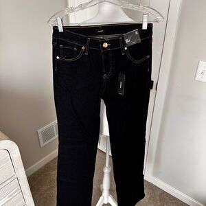 Express women’s Dark Denim Straight Leg Jeans